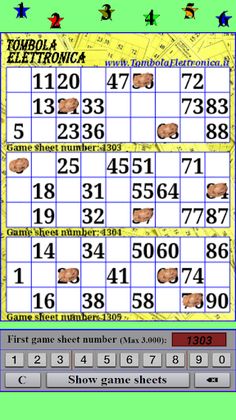 Cartelle Tombola Elettronica - Screenshot 1
