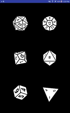 Dice d4-d20 - Screenshot 1