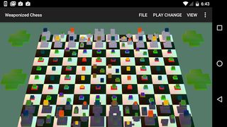 Weaponized Chess:chess+weapons - Screenshot 1