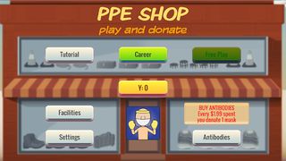 PPE SHOP: play and donate - Screenshot 1