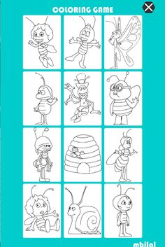Bee Coloring Game Animals - Screenshot 3