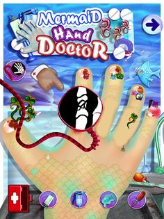 Mermaid Hand Doctor Adventure - Screenshot 2