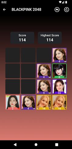 BLACKPINK 2048 Game - Screenshot 3