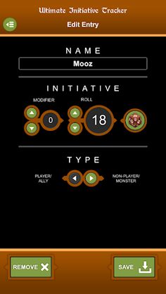 Ultimate Initiative Tracker - Screenshot 2