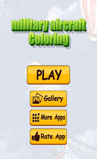 Coloring military plane - Screenshot 2
