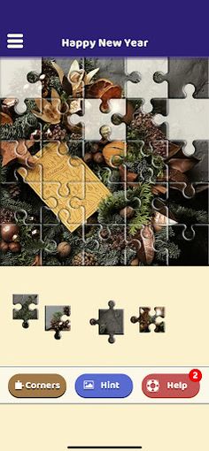 Happy New Year Puzzle - Screenshot 3