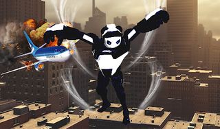 Iron Panda Fighting: Robot kun - Screenshot 1