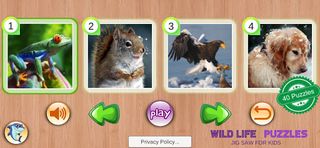 Wild Life Puzzles Toddler - Screenshot 1