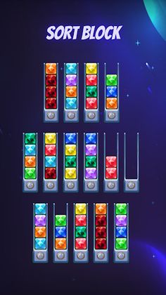 Block Sort Puz: Color Sorting - Screenshot 1