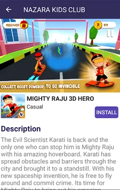 Nazara Kids Club - Screenshot 2