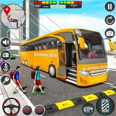 School Bus Simulator Bus Games - Screenshot 1