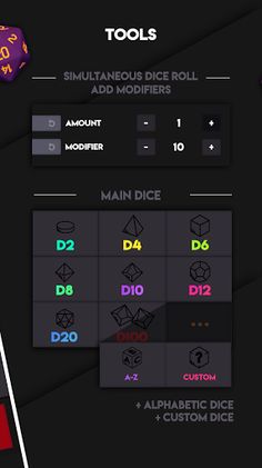 Rolld Virtual Dice - Screenshot 2
