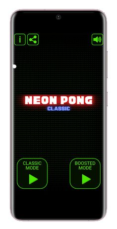 Neon Pong Classic: 2-Player - Screenshot 1