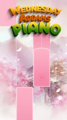 Wednesday Addams Piano Tiles - Screenshot 3