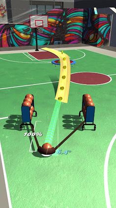 Slingshot Basketball! - Screenshot 4