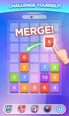 Merge Number Puzzle - Screenshot 1