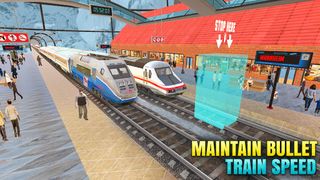 Euro Train Game - Bullet Train - Screenshot 3