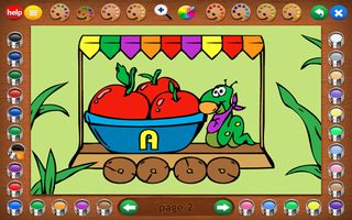 Coloring Book 5: Alphabet Trai - Screenshot 2