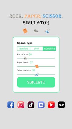 Rock Paper Scissor - Simulator - Screenshot 4