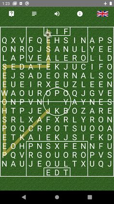 Words search: Verbal Football - Screenshot 4