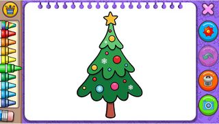 Christmas Fun Draw & Coloring - Screenshot 2