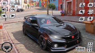 Driving Honda Civic Car - Screenshot 2