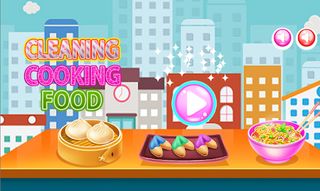 cleaning cooking food game - Screenshot 1