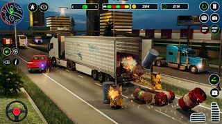 US Oil Tanker Cargo Truck Sim - Screenshot 3