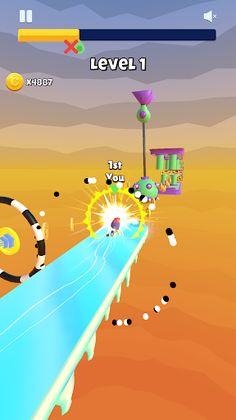 Frozen Racing Rush - Screenshot 1