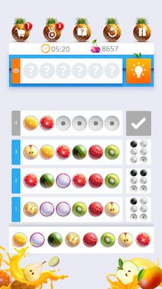 Code Breaker : Fruits edition - Screenshot 2