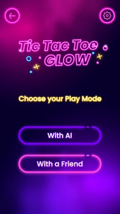 Tic Tac Toe Neon: XO Game - Screenshot 2