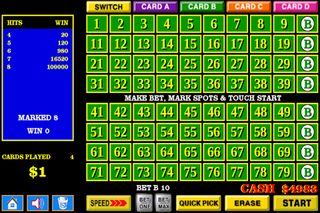 Four 4 Card Keno - Huge Bets - Screenshot 2