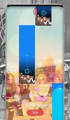 Black Pink Magic Tap Tiles KPO - Screenshot 4