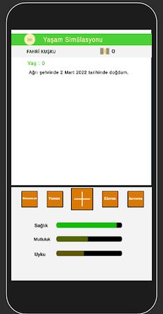 Yaşam Simülasyonu - Screenshot 1