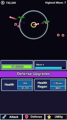 Idle TD Space Defense - Screenshot 2