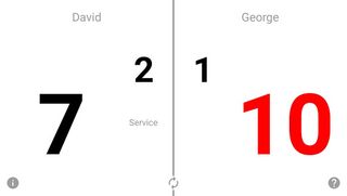 Tabletennis Scoreboard - Screenshot 1