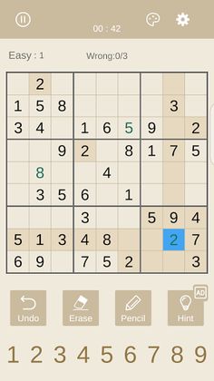 Classic Sudoku Free 2020 - Screenshot 1