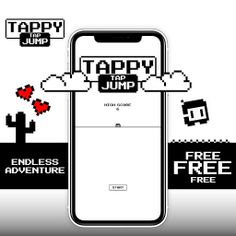 Tappy Tap Jump : 2D Pixel Game - Screenshot 1