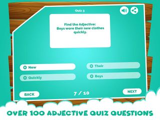 Adjectives Quiz Kids Games - Screenshot 3