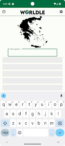 Worldle - Country Guess - Screenshot 1