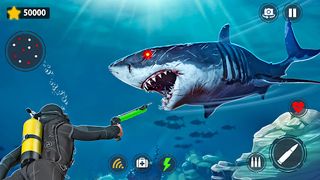 Shark Games & Fish Hunting - Screenshot 2