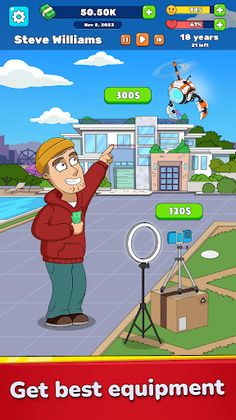 Vlogger: Viral Streamer Guy - Screenshot 2