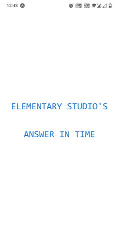 Answer in time - Screenshot 1
