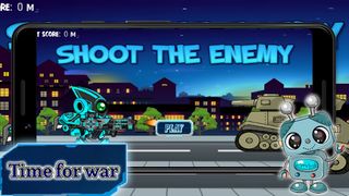 Shoot The Enemy : Robots vs Ta - Screenshot 2