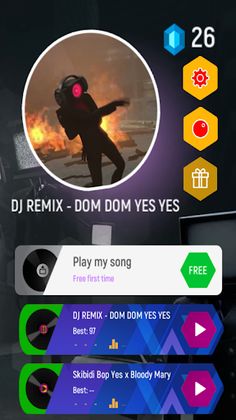 Toilet Monster Tiles Hop Song - Screenshot 1