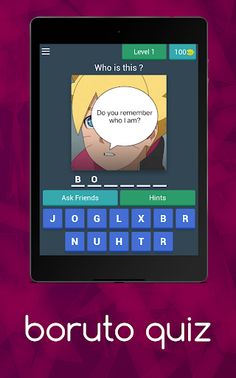 boruto quiz - Screenshot 1