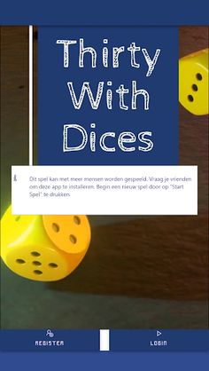 Thirty With Dices - Screenshot 1