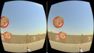 Crazy Shooter VR: TRUMP - Screenshot 1