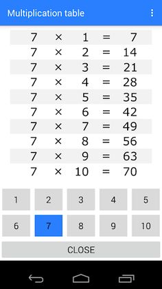 Math games - Multiplication - Screenshot 3