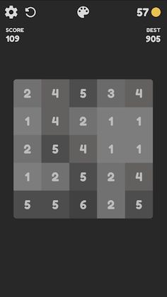 Merge Black Puzzle - Screenshot 1